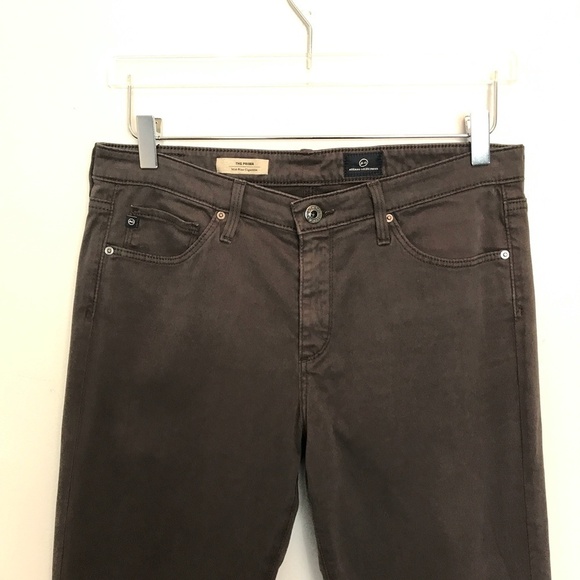 AG The Prima Mid-Rise Cigarette Grey 5 Pocket 30R - Picture 8 of 13